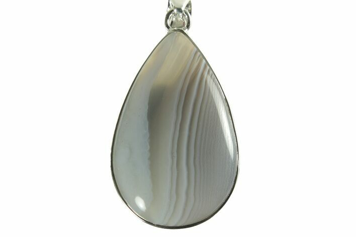 Botswana Agate Pendant (Necklace) - Sterling Silver #228540